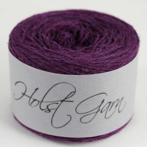 Holst garn Supersoft 023 aubergine Stickwick yarn & design