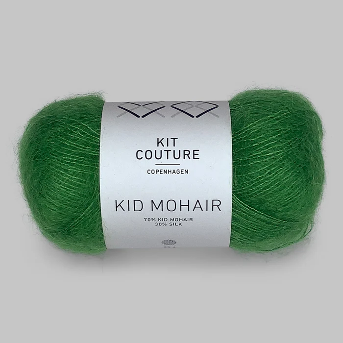 Kit couture Kid mohair 279 Grön, Stickwick yarn & design Garnbutik i Göteborg