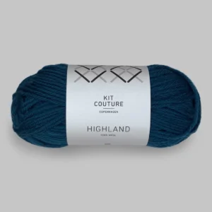 Kit couture Highland Mørk turkis 202 Stickwick yarn & design garnbutik Göteborg Sweden Stickwick yarn & design garnbutik Göteborg Sweden