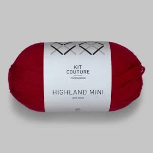 Kit couture Highland mini Cerise 317 Stickwick yarn & design Göteborg Sweden