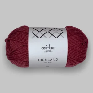 Kit couture Highland 345 Mörk rosa Stickwick yarn & design garnbutik Göteborg Sweden