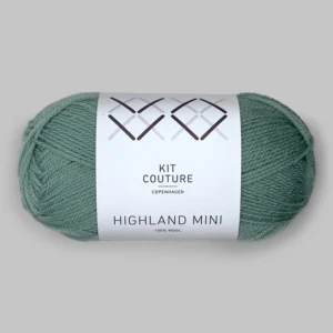 Kit couture Highland mini Eukalyptus 368 Stickwick yarn & design Göteborg Sweden
