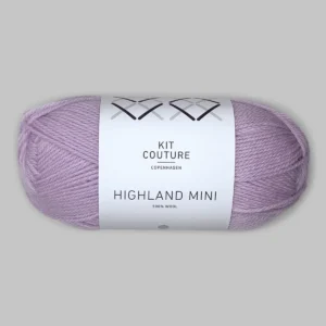 Kit couture Highland mini Lys syren 369 Stickwick yarn & design Göteborg Sweden