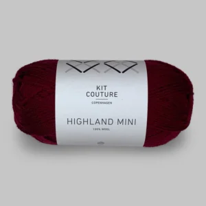 Kit couture Highland mini Bordeaux 804 Stickwick yarn & design Göteborg Sweden