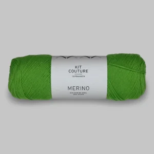 Kit couture Merino Neon grøn 250 Stickwick yarn & design Göteborg Sweden