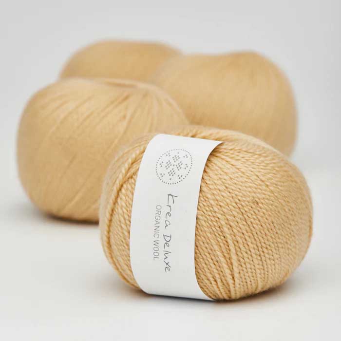 Krea deluxe Organic wool 1 05 Stickwick yarn & design Garnbutik i Göteborg Sweden