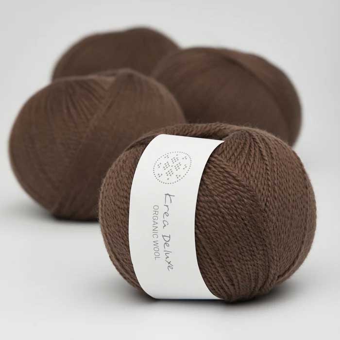 Krea deluxe Organic wool 1 29 Stickwick yarn & design Garnbutik i Göteborg Sweden