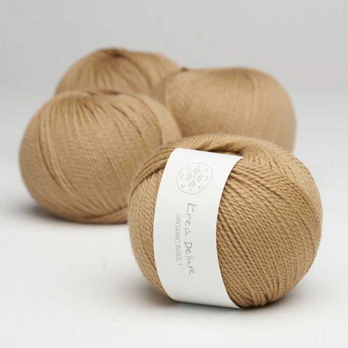 Krea deluxe Organic wool 1 53 Stickwick yarn & design Garnbutik i Göteborg Sweden