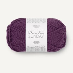 Sandnes Double sunday 4672 Björnbärssaft. Stickwick yarn & design, Garnbutik i Göteborg.