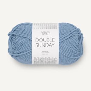 Sandnes Double sunday 6032 Blå Hortensia. Stickwick yarn & design, Garnbutik i Göteborg.