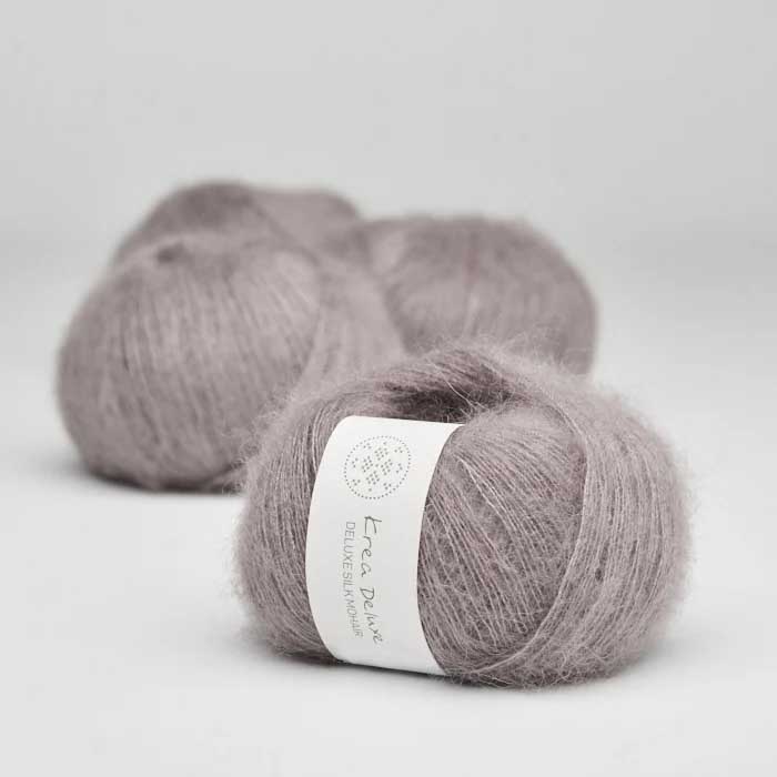 Krea deluxe Silk mohair Lavendel 44 Stickwick yarn & design Garnbutik i Göteborg Sweden