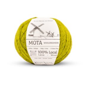 Wooldreamers Mota 442G Melerad lime Stickwick Yarn & design Gothenburg Sweden
