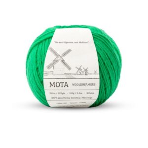 Wooldreamers Mota 937 Klargrön Stickwick Yarn & design Gothenburg Sweden