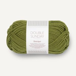 Sandnes Petiteknit Double sunday 9564 Matcha. Stickwick yarn & design, Garnbutik i Göteborg.