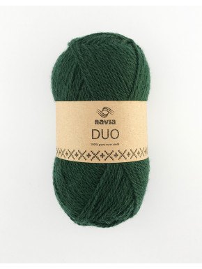 Navia Duo Dark green 240 Stickwick yarn & design garnbutik i Göteborg