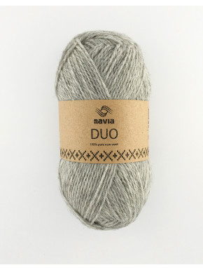 Navia Duo Light grey 22 Stickwick yarn & design garnbutik i Göteborg