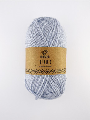 Navia Trio Artic ice 337 Stickwick yarn & design garnbutik i Göteborg
