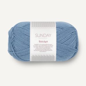 Sandnes Petiteknit Sunday 6043 Baby blue eyes. Stickwick yarn & design, Garnbutik i Göteborg.
