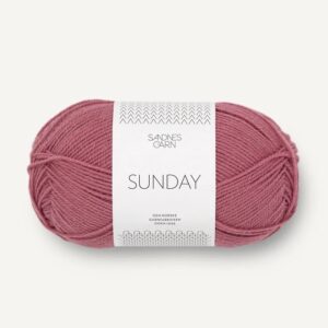 Sandnes Sunday 4343 Bingebaersorbet. Stickwick yarn & design, Garnbutik i Göteborg.
