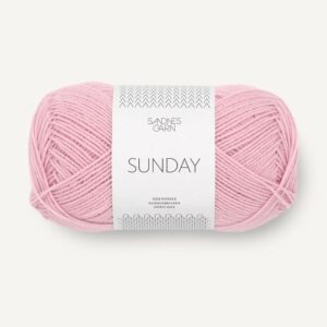 Sandnes Sunday 4813 Pink lilac. Stickwick yarn & design, Garnbutik i Göteborg.