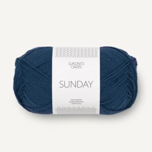 Sandnes Sunday 6062 Mörk blå. Stickwick yarn & design, Garnbutik i Göteborg.