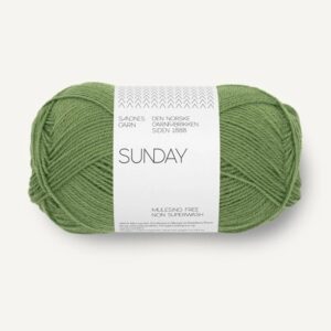 Sandnes Sunday 8753 Vineyard green. Stickwick yarn & design, Garnbutik i Göteborg.