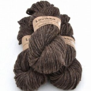 Ullcentrum Lovikka brun finull 0110 Stickwick yarn & design Garnbutik i Göteborg