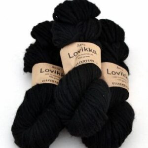 Ullcentrum Lovikka Svart Gotland 6100 Stickwick yarn & design Garnbutik i Göteborg