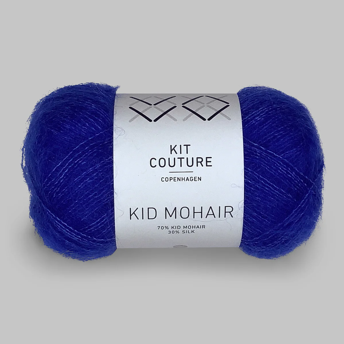 Kit couture Kid mohair kobolt blå 337 Stickwick yarn & design garnbutik i Göteborg.