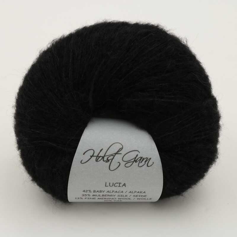 Holst garn Lucia Liquorice 12 Stickwick yarn & design Garnbutik Göteborg