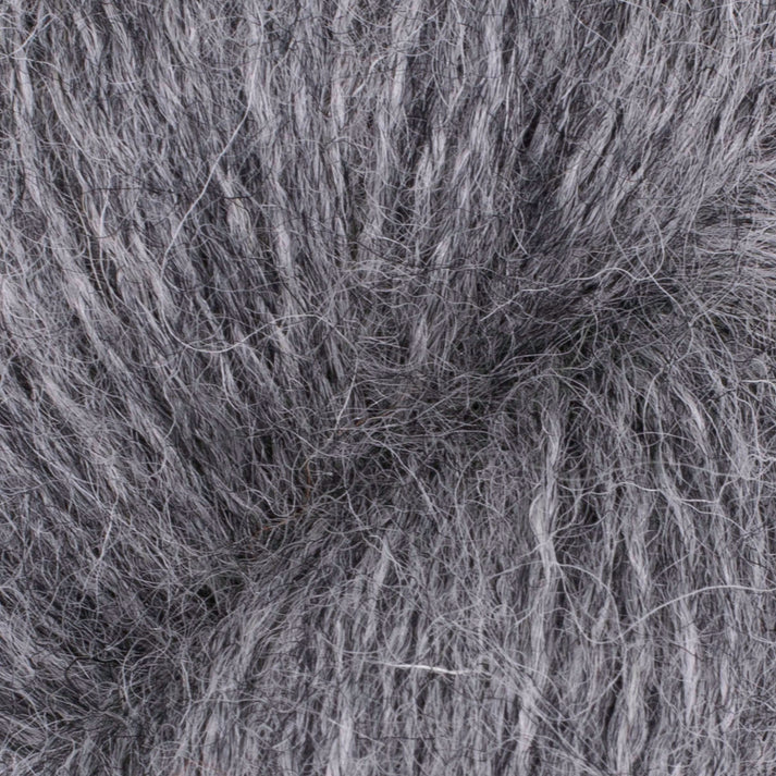 Baa ram ewe Mowool 6009 Pewter grey. Brittisk borstad ull. Stickwick yarn & design Garnbutik i Göteborg och på stickwick.se