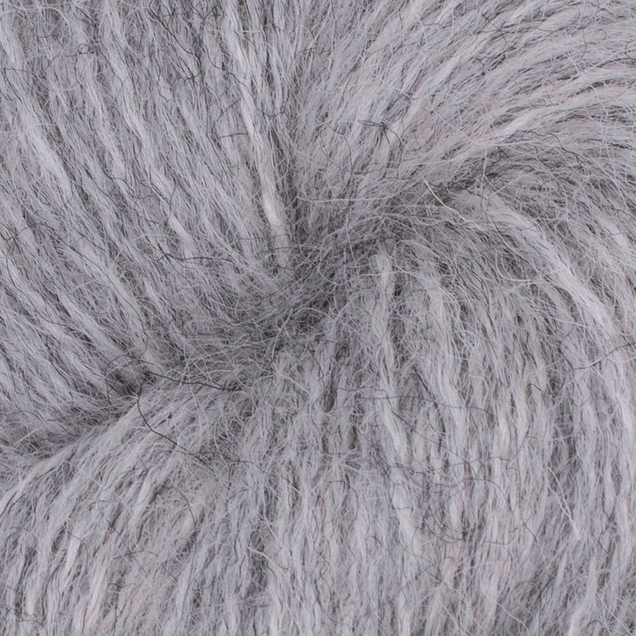 Baa ram ewe Mowool 6010 Fog grey. Brittisk borstad ull. Stickwick yarn & design Garnbutik i Göteborg och på stickwick.se