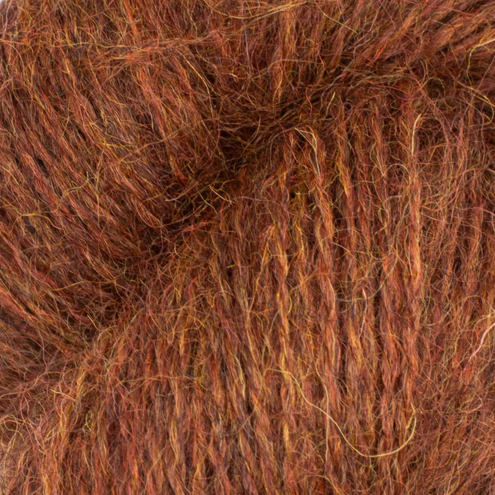 Baa ram ewe Mowool 6037 Cottage brown. Brittisk borstad ull. Stickwick yarn & design Garnbutik i Göteborg och på stickwick.se