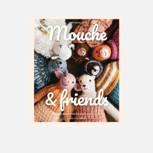 Mouche & friends av Cinthia Vallet, Laine publishing. Stickwick yarn & design, garnbutik i Göteborg och på webben.