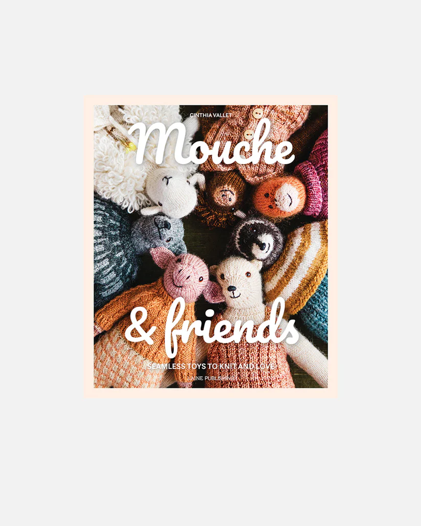 Mouche & friends av Cinthia Vallet, Laine publishing. Stickwick yarn & design, garnbutik i Göteborg och på webben.