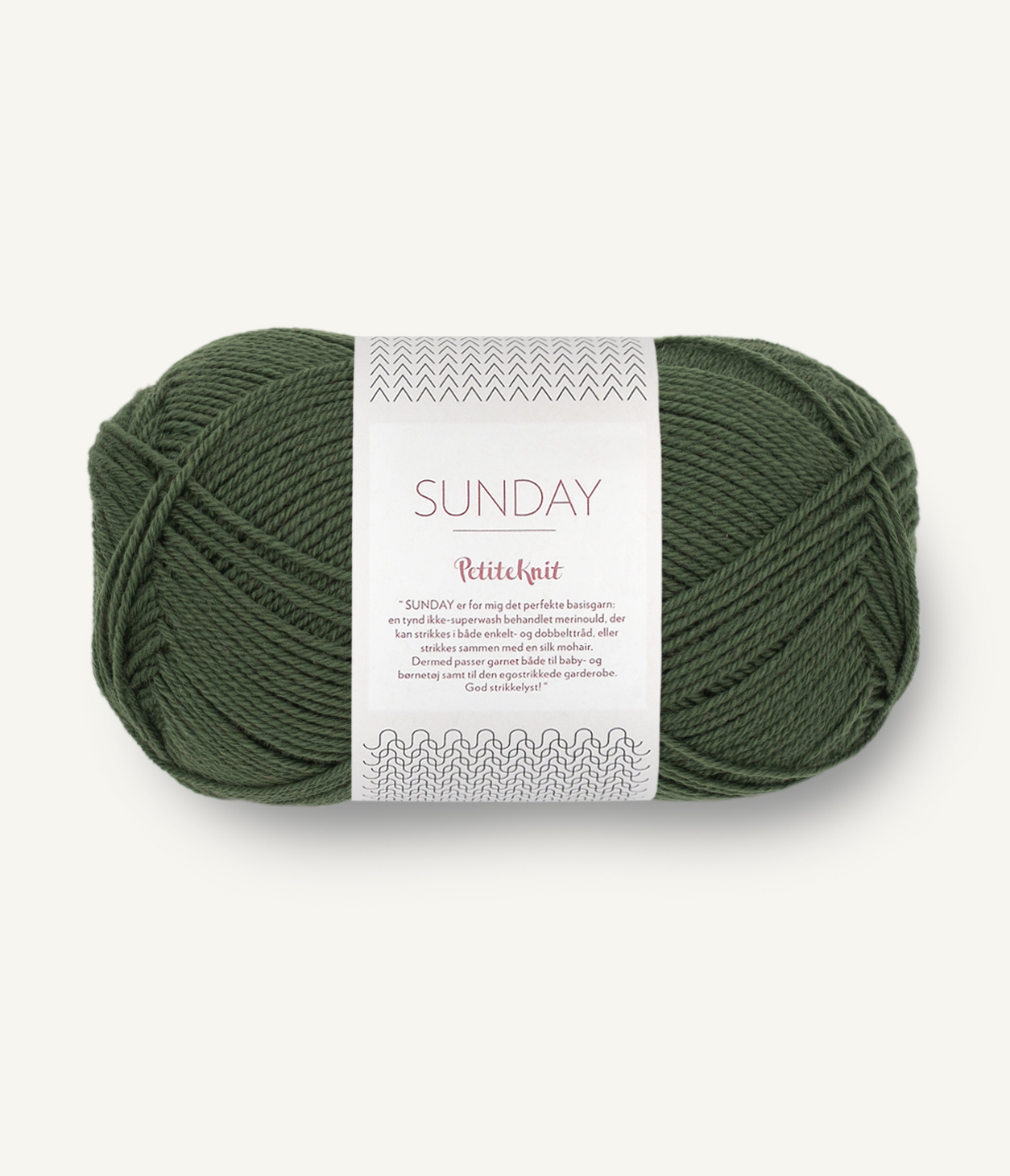 Sandnes Petiteknit Sunday 9581 Pine. Stickwick yarn & design, Garnbutik i Göteborg.
