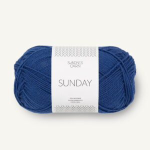Sandnes Sunday 5846 True blue. Stickwick yarn & design, Garnbutik i Göteborg.