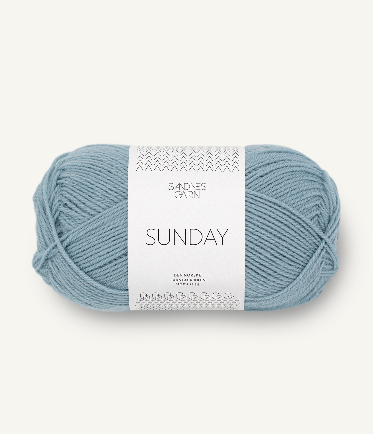 Sandnes Sunday 6501 Ice blue. Stickwick yarn & design, Garnbutik i Göteborg.