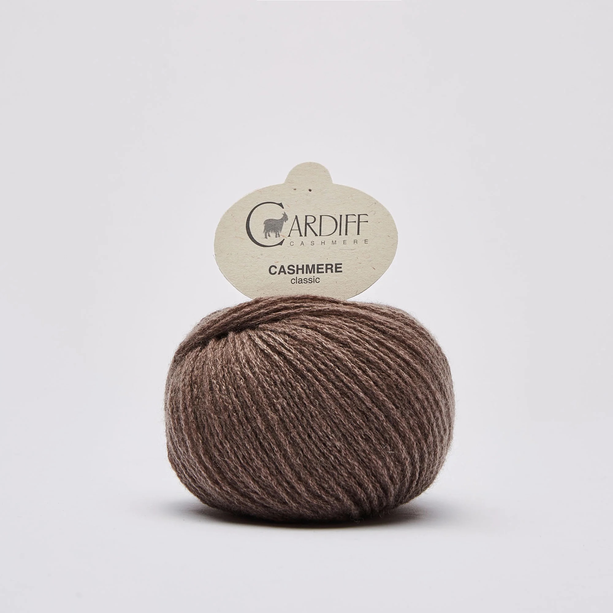Cardiff Cashmere classic 622 Corteccia. Kashmirgarn. Stickwick yarn & design garnbutik i Göteborg.