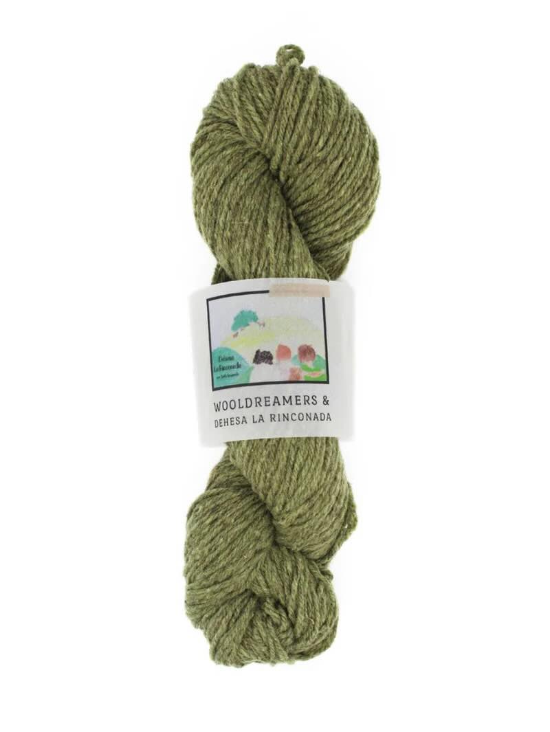 Wooldreamers La Rinconada Verde granito. Stickwick yarn & design garnbutik i Göteborg.