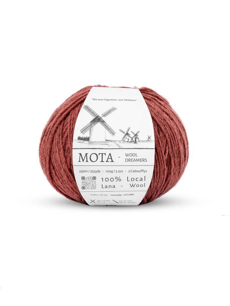 Wooldreamers Mota Rostrosa 017G. Stickwick yarn & design garnbutik i Göteborg.