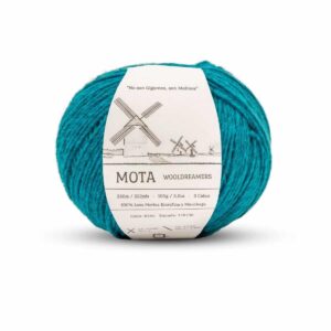 Wooldreamers Mota 834G Turkos. Stickwick yarn & design garnbutik i Göteborg.