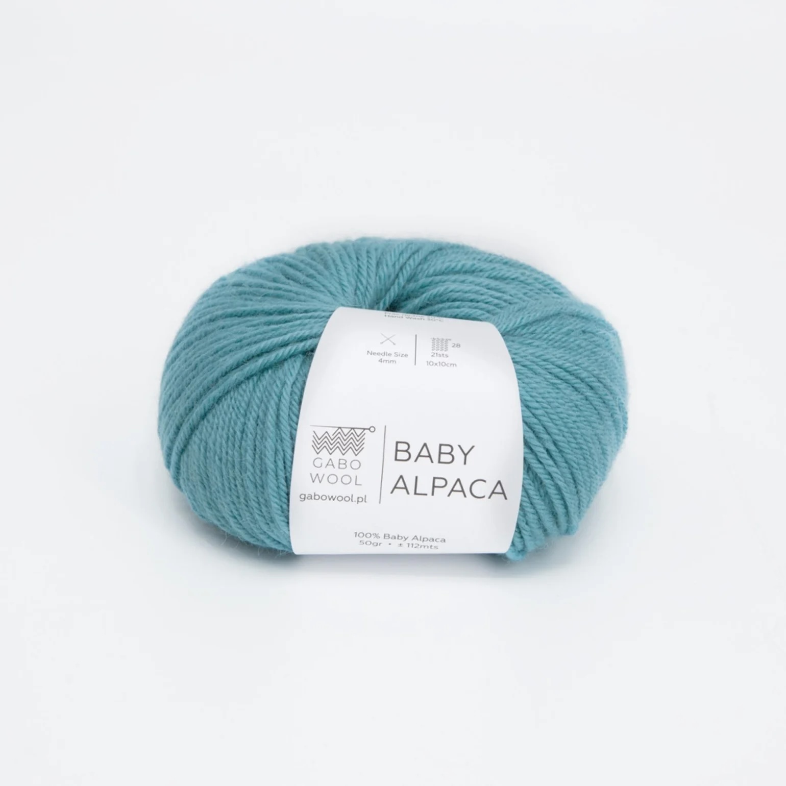 Gabo wool Baby alpacka 1565 Havsblå. Stickwick yarn & design garnbutik i Göteborg.
