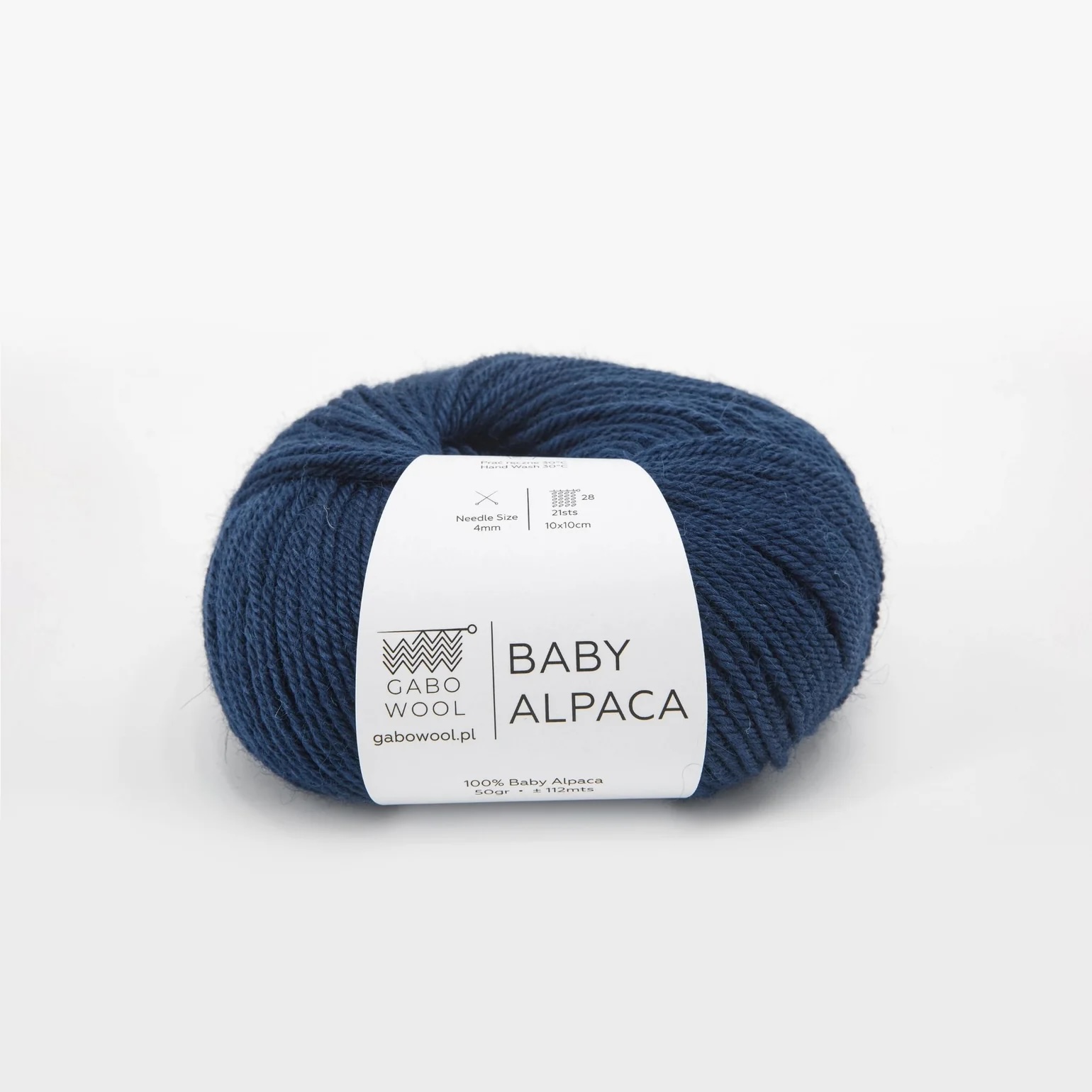 Gabo wool Baby alpacka AZ1654 Blå. Stickwick yarn & design garnbutik i Göteborg.