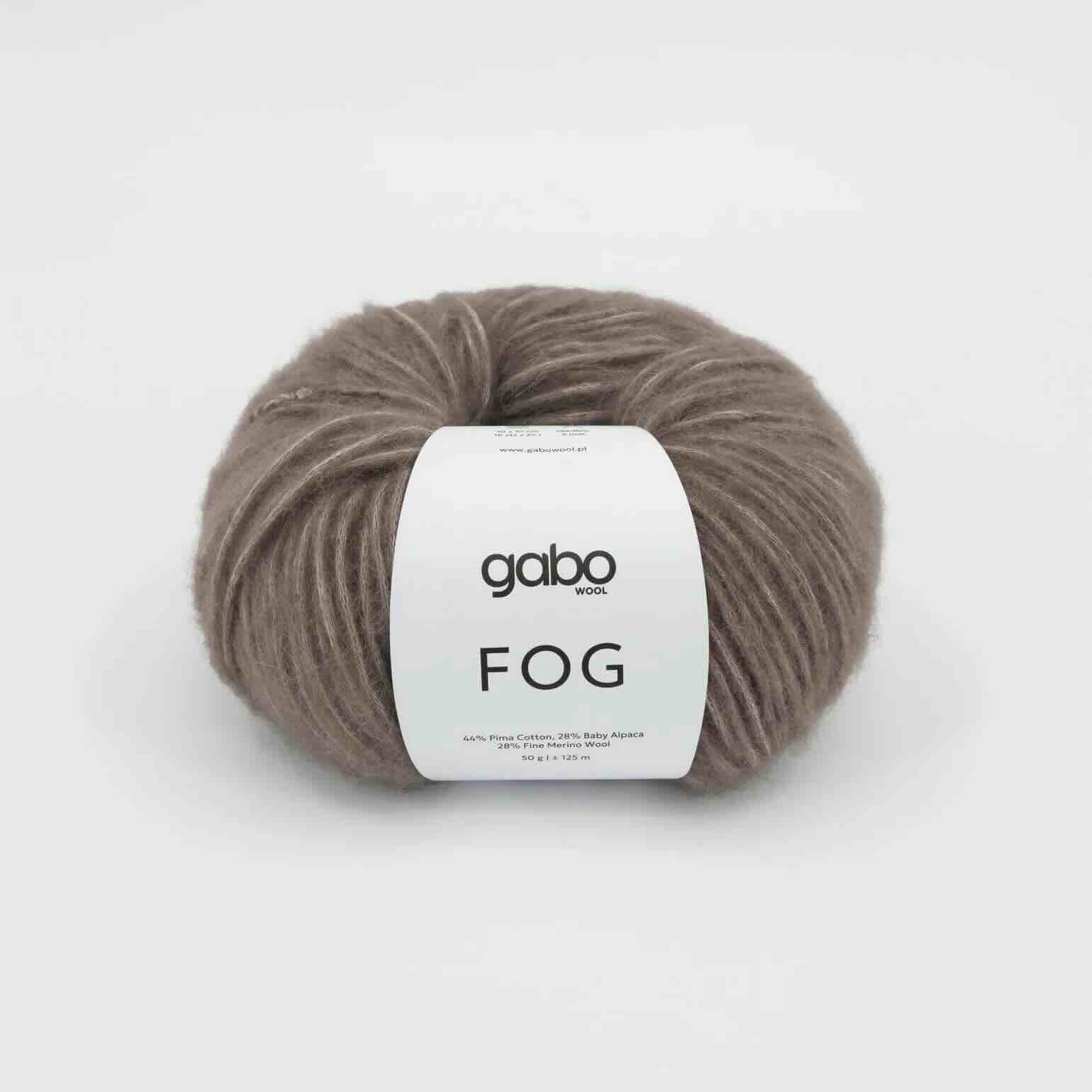 Gabo wool Fog 6308 Mullvad. Stickwick yarn & design garnbutik i Göteborg.