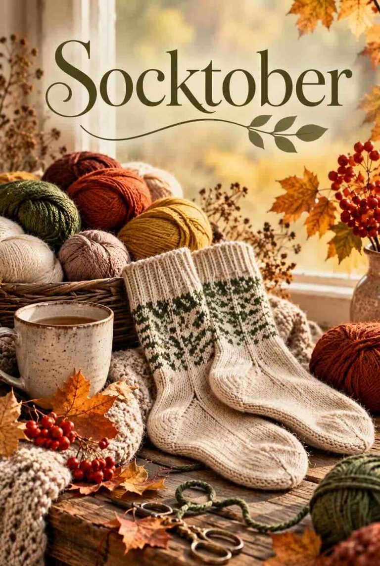 Socktober 2026 Stickwick yarn & design Garnbutik i Göteborg.